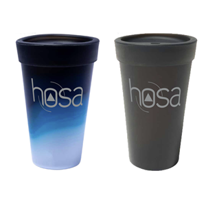 22 oz Silicone Tumbler with Flip Top Lid - Hosa 