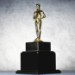Achiever Trophy - Gold Figure On Marble Base - AAA - Achiever Trophy - Gold Figure On Marble Base
