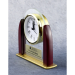 Glass Arch Clock Framed In Rosewood - AAA - Glass Arch Clock Framed In Rosewood