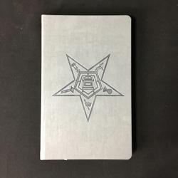 Grey Eastern Star Notebook 