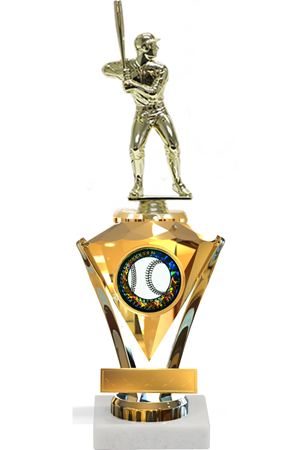 Jewel Series Riser Trophy On A Marble Base 