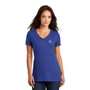 Ladies District Perfect Weight V-Neck Tee 