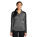 Ladies PosiCharge® Electric Heather Colorblock 1/4-Zip Pullover - NFM-LST397XS