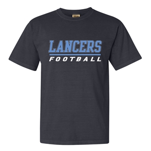Lancers Football Grey T-Shirt Comfort Colors T-Shirt 