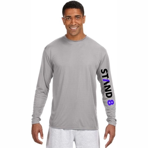 Mens A4 Cooling Long Sleeve Tee 
