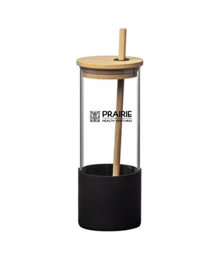 PHV - Prairie Health Ventures Bamboo Glass Tumbler 