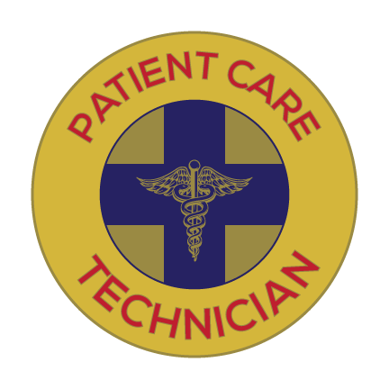 Patient Care Technician Gold Pin  