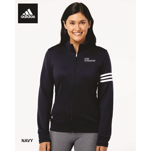 Ladies Adidas 3-Stripes French Terry Full-Zip Jacket 