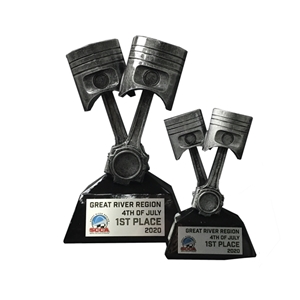 Double Piston Resin Trophy 