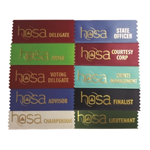 HOSA Custom Event Ribbons - Vertical & Horizontal 