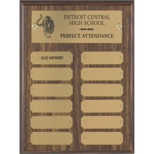 12 Plate Perpetual Plaque 