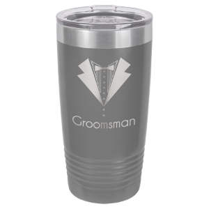 20 oz Stainless Tumbler - Double Walled-  tumbler, personalized, gift, custom, stainless steel, double wall