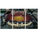 3 Panel Memorial Stadium Stretched Canvas Print - West Stadium - HUS-3PANELW