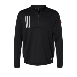Adidas 3-Stripes Double Knit Quarter-Zip Pullover 