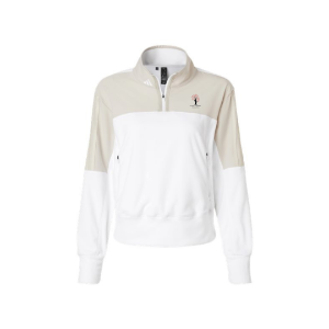 Adidas Womens Fleece 1/4-Zip Pullover 