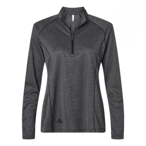 Adidas - Womens Space Dyed Quarter-Zip Pullover - A594 