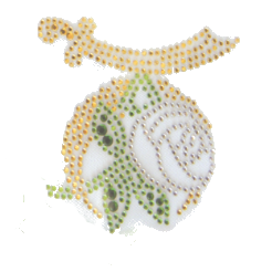 Beaded Iron On - Two Sizes 