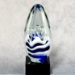 Blue And White Art Glass Egg - AAA - Blue And White Art Glass Egg