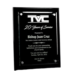 Cantebury Plaque With Stand-Out Ebony 