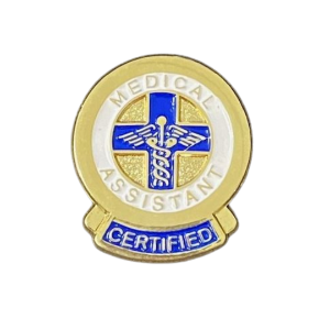 Certified Medical Assistant Gold Pin 