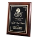 Cherry-Finish Plaque With Plate - AAA - Cherry-Finish Plaque With Plate