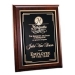 Cherry-Finish Plaque With Plate - AAA - Cherry-Finish Plaque With Plate