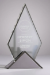 Clear Acrylic Pyramid Award with Triangle Base - AWA-A-3922L-TB