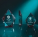 Clear and Red Multi-Faceted Elongated Hexagon (3 sizes) - AWA-YX1506A / YX1506B / YX1506CS