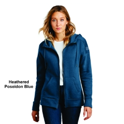 District® Women’s Drop Shoulder Full-Zip Hoodie 