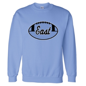 East Football Blue Crewneck  