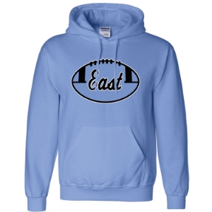 East Football Blue Hoodie  