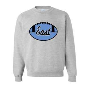 East Football Grey Crewneck 