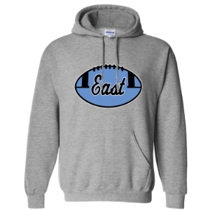 East Football Grey Hoodie  