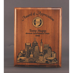 Executive Walnut Plaque 