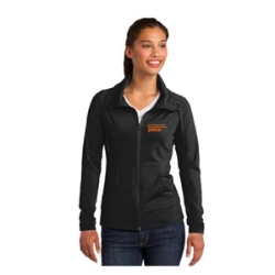 Full Zip Cowl Collar Stretch Jacket 