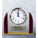 Glass Arch Clock Framed In Rosewood - AAA - Glass Arch Clock Framed In Rosewood