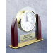 Glass Arch Clock Framed In Rosewood - AAA - Glass Arch Clock Framed In Rosewood