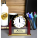 Glass Arch Clock Framed In Rosewood - AAA - Glass Arch Clock Framed In Rosewood