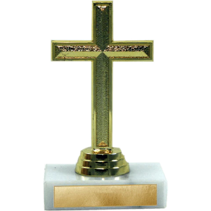 Figure On Marble Base Trophy - 5" 