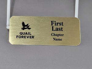 Gold Name Badge 