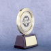 Gold Spinning Medal On Rosewood Base - AAA - Gold Spinning Medal On Rosewood Base