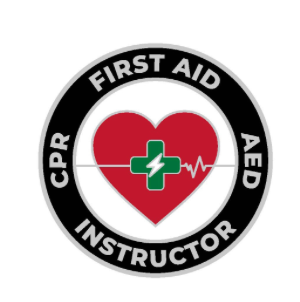 Instructor CPR First Aid AED Pin 