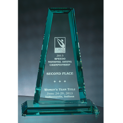 Jade Crystal Tower (2 sizes) 