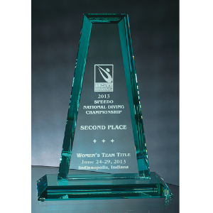 Jade Crystal Tower (2 sizes) 