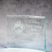 Jade Glass Crescent - AAA - Jade Glass Crescent
