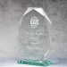 Jade Glass Multi-Faceted Elongated Octagon - AAA - Jade Glass Multi-Faceted Elongated Octagon