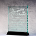 Glass Plaque On Black Piano Base - AAA - Glass Plaque On Black Piano Base