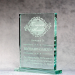 Jade Glass Standing Plaque - AAA - Jade Glass Standing Plaque