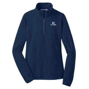 Ladies Microfleece 1/2 zip pullover 