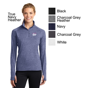 Ladies Sport-Wick Stretch 1/2-Zip Pullover 